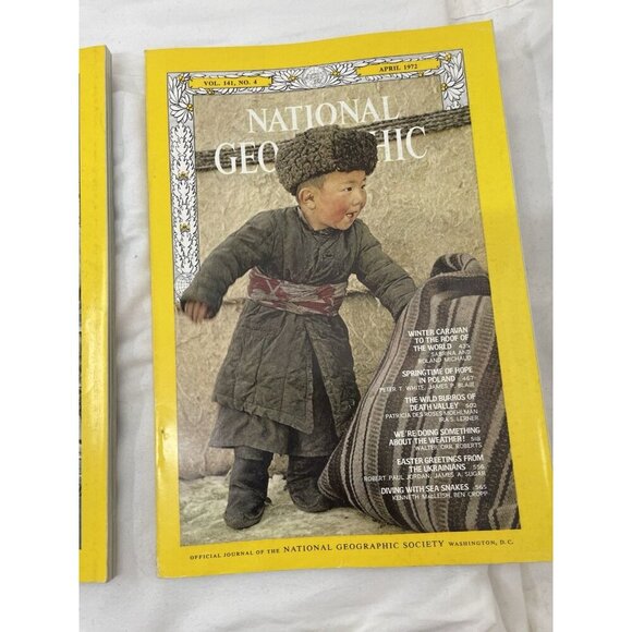 Nat Geo Jan–Jun 1972 Slipcover Lot | Science, Adventure, Earth Series - Picture 15 of 16